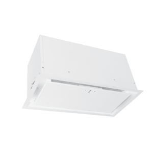 Biały okap podszafkowy Ciarko Design.